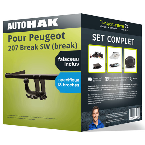 Attelage pour peugeot 207 - attelage,