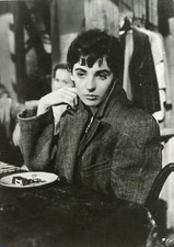 Actress Millie Perkins in "The Diary of Anne Frank", 1959, Vintage Silver Prin