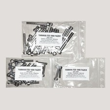 YAMAHA FZS 1000 FAZER 2001-2005 Kit n°3 vis BTR inox carters moteur FZS1000