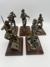 Michael Roche “Courage Under Fire” Figurine Set of 5 Numbered 8/2500