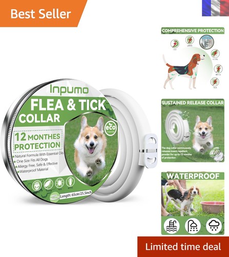 Collier anti puces chien 100 - collier,