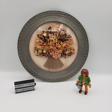 Cadre rond en étain avec