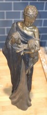 Nuru Holder Of Dreams Maasai Mayasa Patina Limited Statue Figure Decor Art 