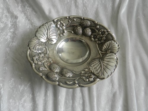 Coupe fruits argent - fruits,