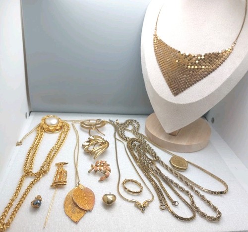 Lot bijoux fantaisie ancien - bijoux,