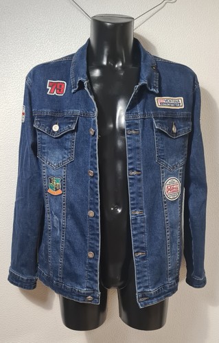 Veste jean patch - patch, –