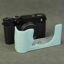 Leather Half Case For FUJI X-E5 Fujifilm XE5 Camera U K Grip N9S5