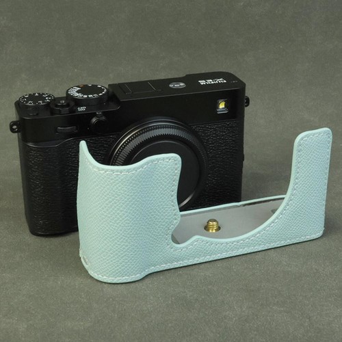 Leather half case for fuji - for,