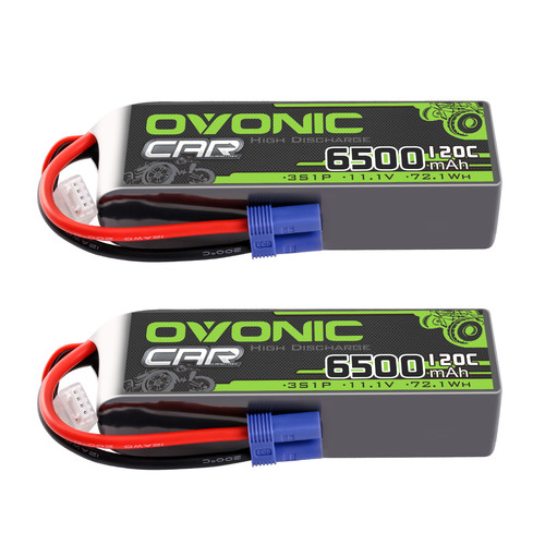 Ovonic 1v 6500mah - 2x, 11.1v