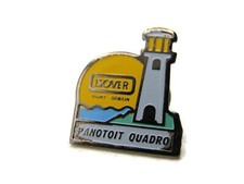 Isover Pin Panotoit Quadro Silver Tone