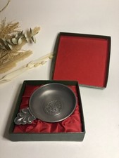 Taste à vin en étain - Gravure M. CHARPOUTIER Fondée en 1808 - Avec sa boite