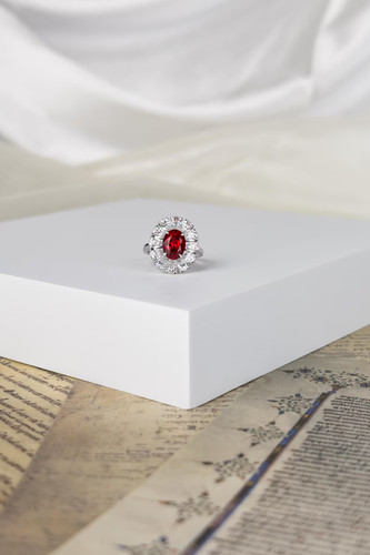 Bague argent 925 serti - argent,