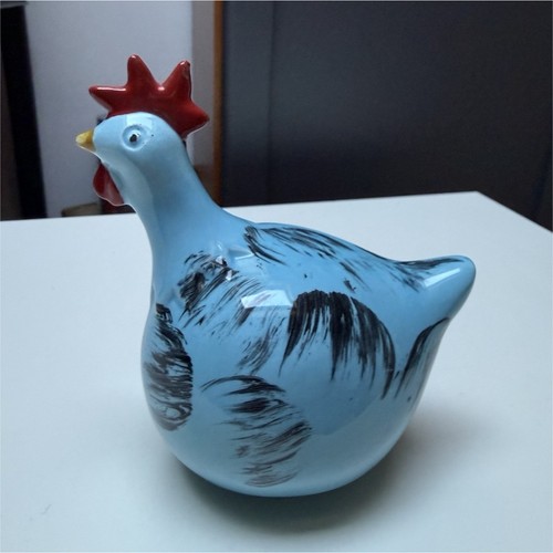 Figurine poule abaco potery - figurine,