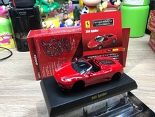 Kyosho - Ferrari Minicar 5 - 360 Spider - RED - Scale 1/64 - Mini Car - R12