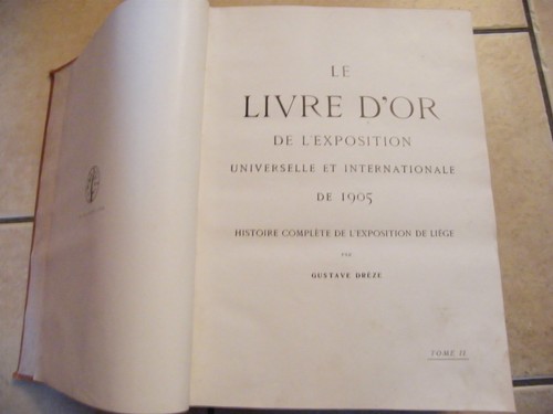 Livre de l - d'or,