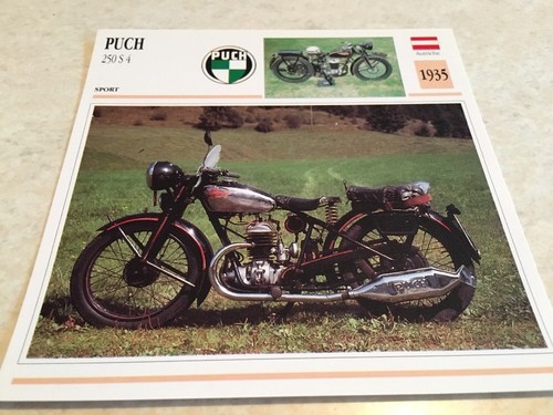 Carte moto puch 250 1935 - puch,