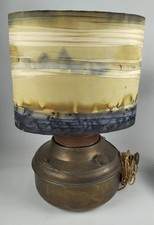 Antique heater stove oil stove brass lamp mounted