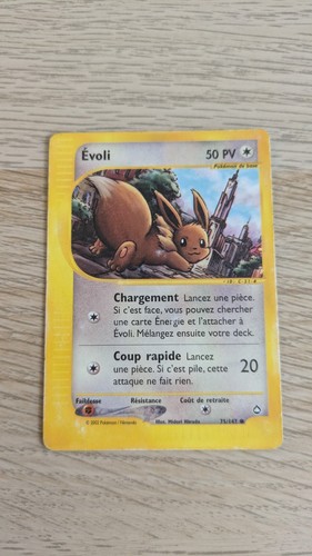 Carte pokémon evoli - pokémon, fr