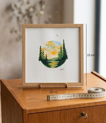 Tableau peinture aquarelle - ​tableau,