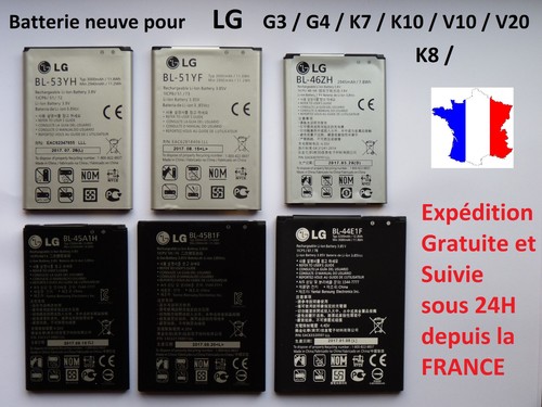 Batterie interne neuve - pour, lg