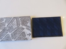 PORTE FEUILLE CUIR ET TISSU  Air France avion VINTAGE