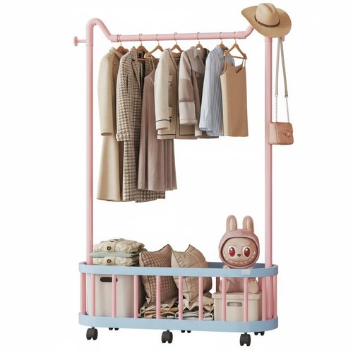 Porte vêtements roulettes - porte,