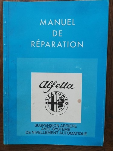 Alfa romeo alfetta manuel - alfa,