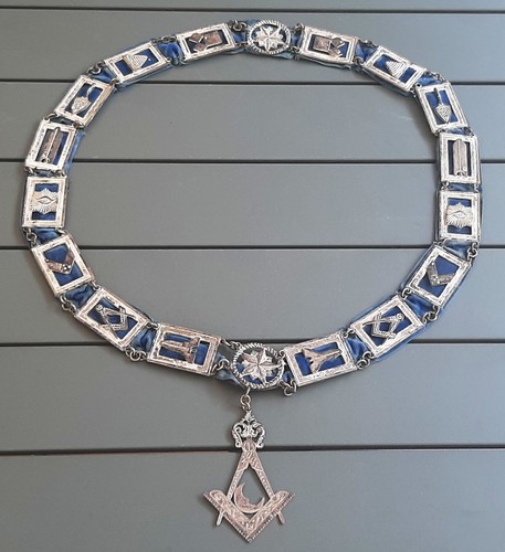 Collier maçonnique usa ancien - maçonnique,