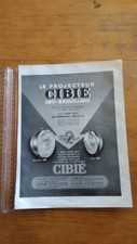 ANTIQUE ADVERTISING PUB - CIBIE HEADLIGHT BACK BODY VIBERTY TURIN - 1950s