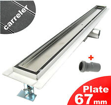 Caniveau pour douche INOX 700 mm careller Carrelage 55375