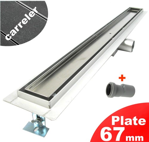 Caniveau pour douche inox 700 - caniveau,