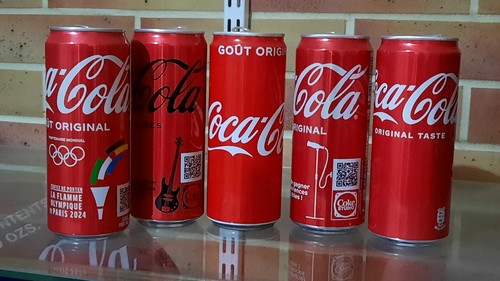 Lot canettes coca - coca, cola