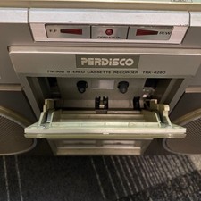 Vintage Hitachi TRK-8280 Radio Cassette Recorder Boombox JANK