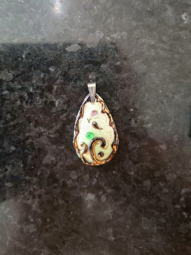 Pendentif émaux limoges - pendentif, de