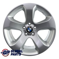 BMW X5 E53 Jante Arrière Alliage Argenté 19" 10J ET:45 Rayons Étoilé 132 6761932
