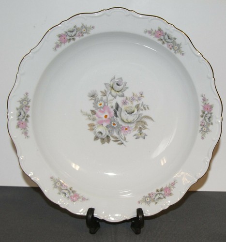 Plat rond creux porcelaine