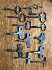 14 CLÉS D'HORLOGES ANCIENNES