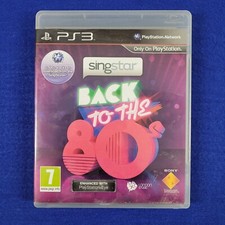ps3 SINGSTAR Back To The 80s Game SOLUS (Works In US) REGION FREE PAL EXCLUSIVE
