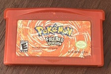 Pokemon FireRed Version Game Boy Advance Cartridge Authentic And Tested!