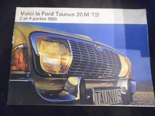 Catalogue ford taunus 20m - catalogue,