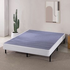 Queen Size Box Spring 7 Inch High Profile, Sturdy Metal