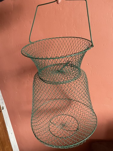 Panier bourriche métal - vert,