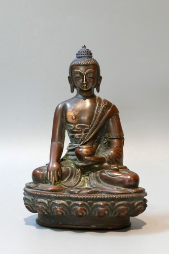 Bouddha médecine bronze - médecine,