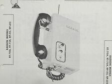 Original Sams Photofact Manual RADSON RT-70A, RT-75A, RP-115, RP-612  (526)