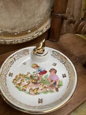 Ancienne Assiette À Bouillie Porcelaine De France Paris 