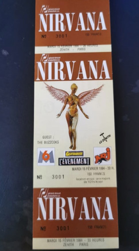 Nirvana ticket billet - ticket, /
