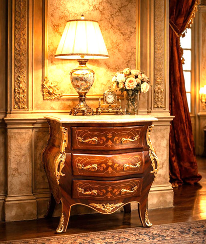 Commode bois massif - en,
