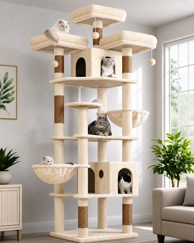 Arbre chat beige xxl 209 - chat, cm