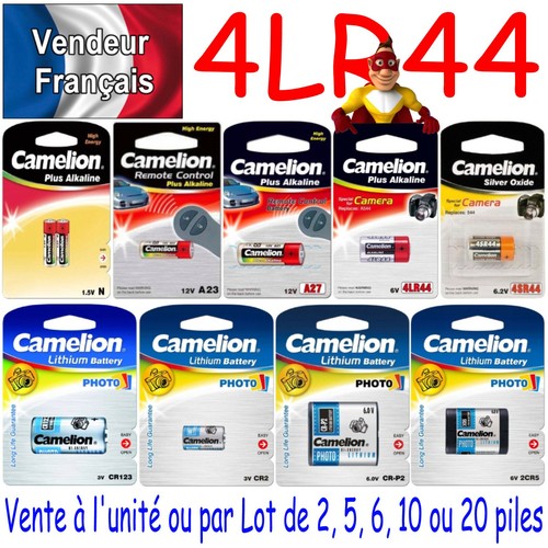 Piles 4lr44 pour collier - piles,