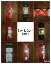 NIB Dunlop Spalding Top Flite Titleist Golf Balls Set of 3 Buy 2 Get 1 Free